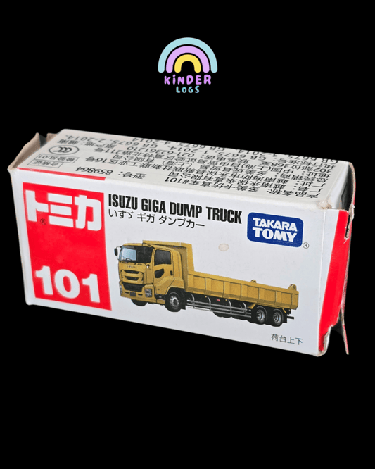 Tomica Isuzu Giga Dump Truck (Model No 101) - Open Box - Kinder Logs