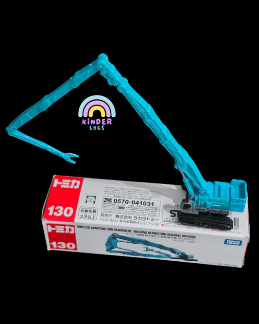 Tomica Kobelco Construction Machinery (Building Demolition Machine SK3500D) - Kinder Logs
