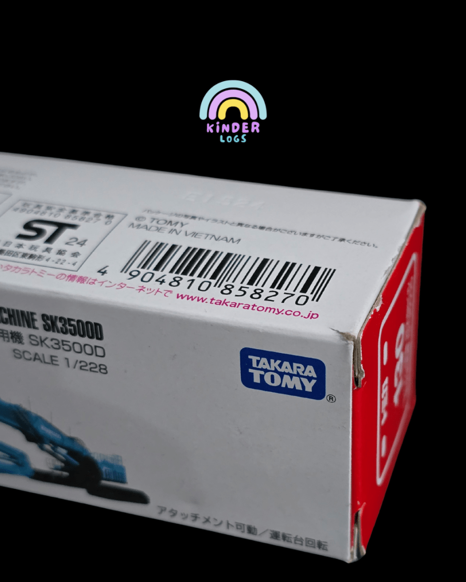 Tomica Kobelco Construction Machinery (Building Demolition Machine SK3500D) - Kinder Logs
