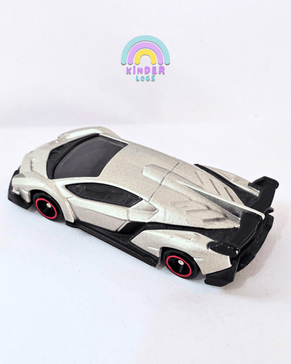 Tomica Lamborghini Veneno - Silver (Used Car) - Kinder Logs