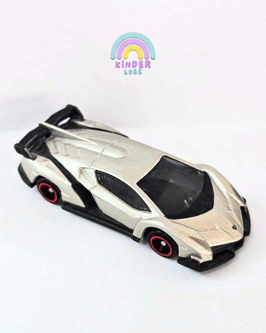 Tomica Lamborghini Veneno - Silver (Used Car) - Kinder Logs