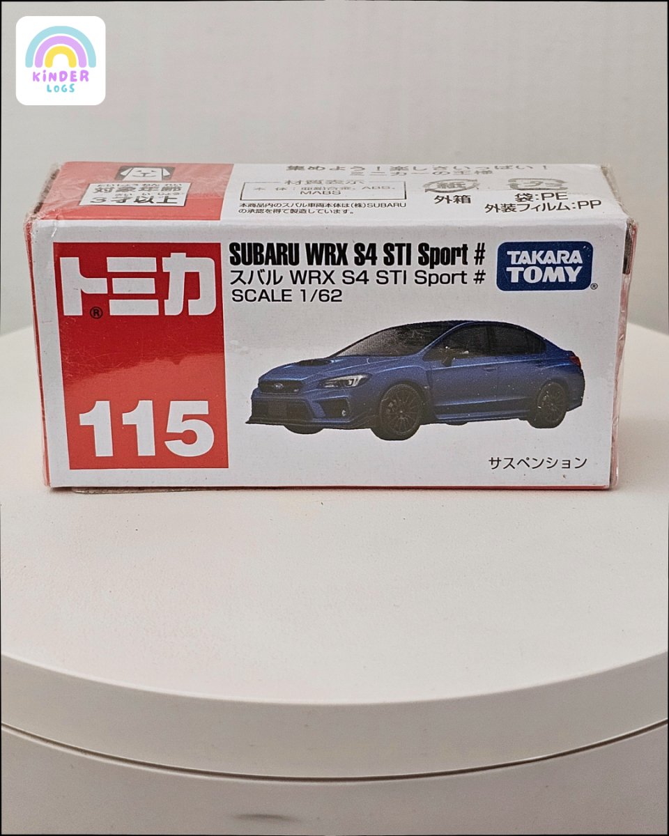 Tomica Subaru WRX S4 STI Sport (Model No 115) - Kinder Logs