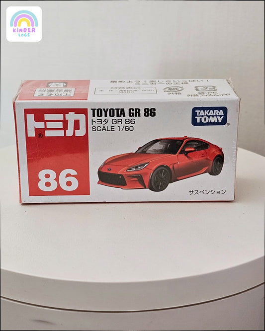 Tomica Toyota GR 86 (Model No 86) - Kinder Logs