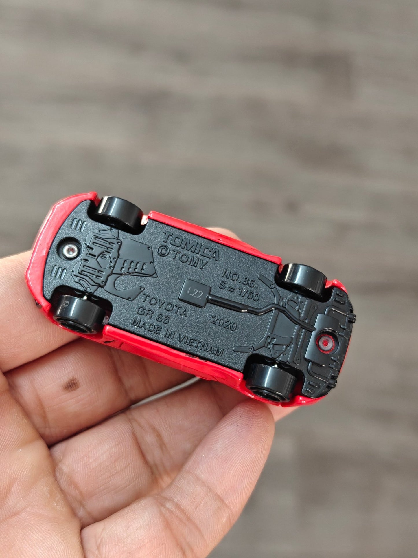 Tomica Toyota GR 86 - Red (Open Box) - Kinder Logs