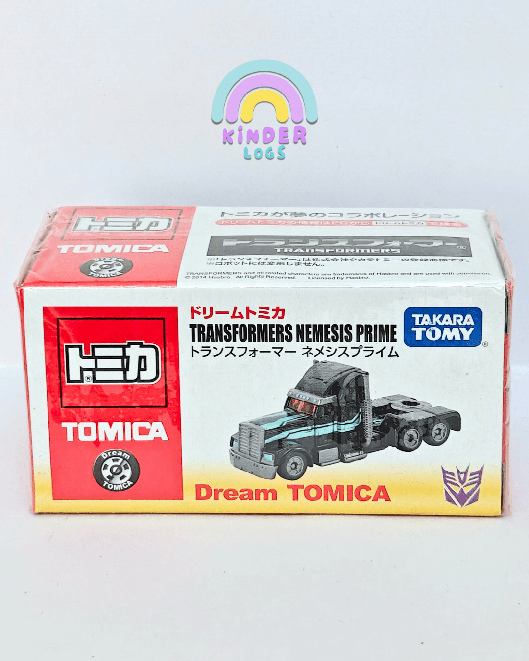 Tomica Transformers Nemesis Prime (Sealed Box) - Kinder Logs
