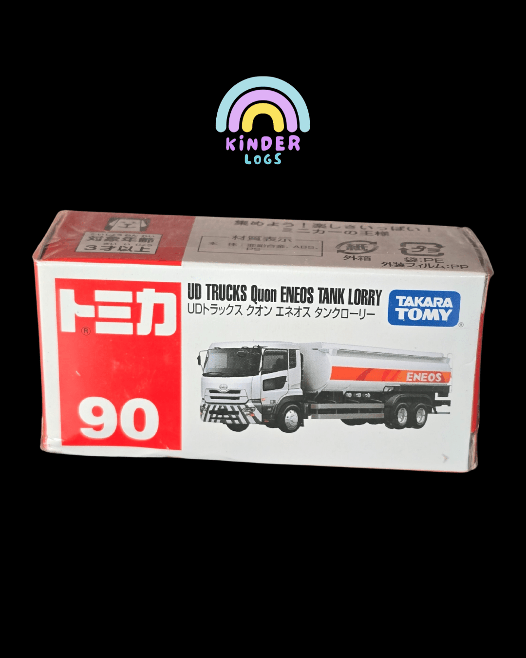 Tomica UD Trucks Quon Eneos Tank Lorry (Tomica 90) - Kinder Logs