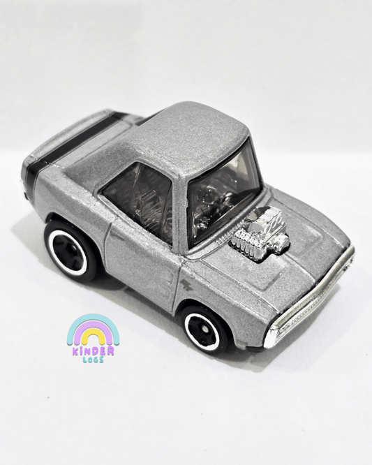 Tooned Hot Wheels 1970 Dodge Charger - Silver (Uncarded) - Kinder Logs