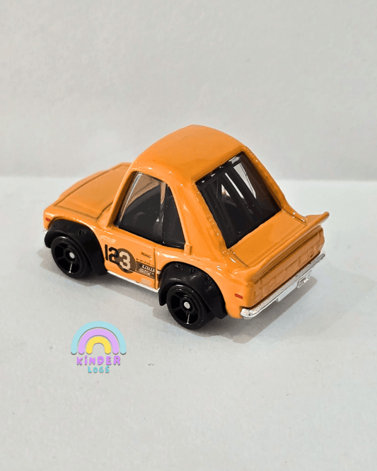 Tooned Hot Wheels Mazda RX - 3 - Orange (Uncarded) - Kinder Logs