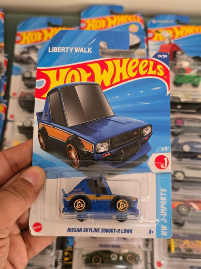 Tooned Hot Wheels Nissan Skyline 2000 GT - R LBWK (Imported) - Kinder Logs