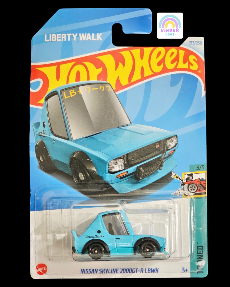 Tooned Hot Wheels Nissan Skyline 2000 GT - R LBWK (M Case) - Kinder Logs