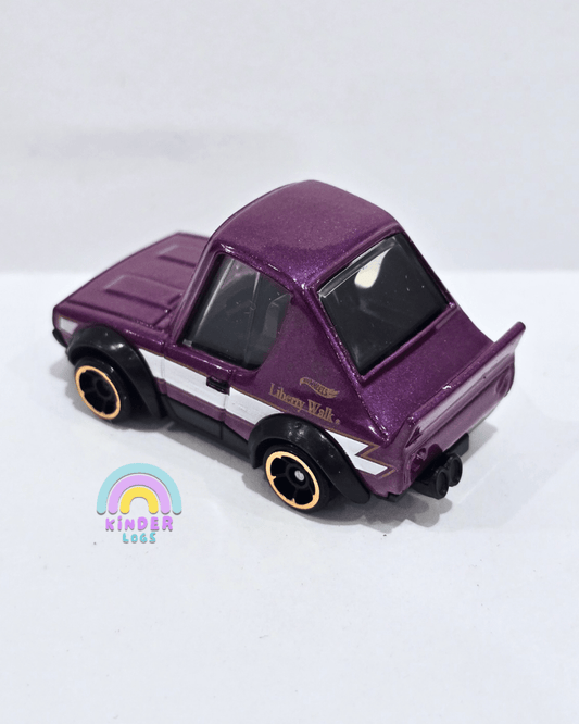 Tooned Hot Wheels Nissan Skyline 2000 GT - R LBWK - Purple (Uncarded) - Kinder Logs