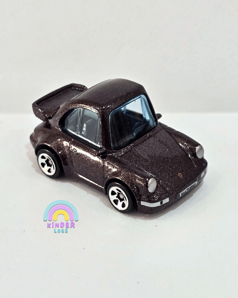 Tooned Hot Wheels Porsche 911 Turbo (Uncarded) - Kinder Logs