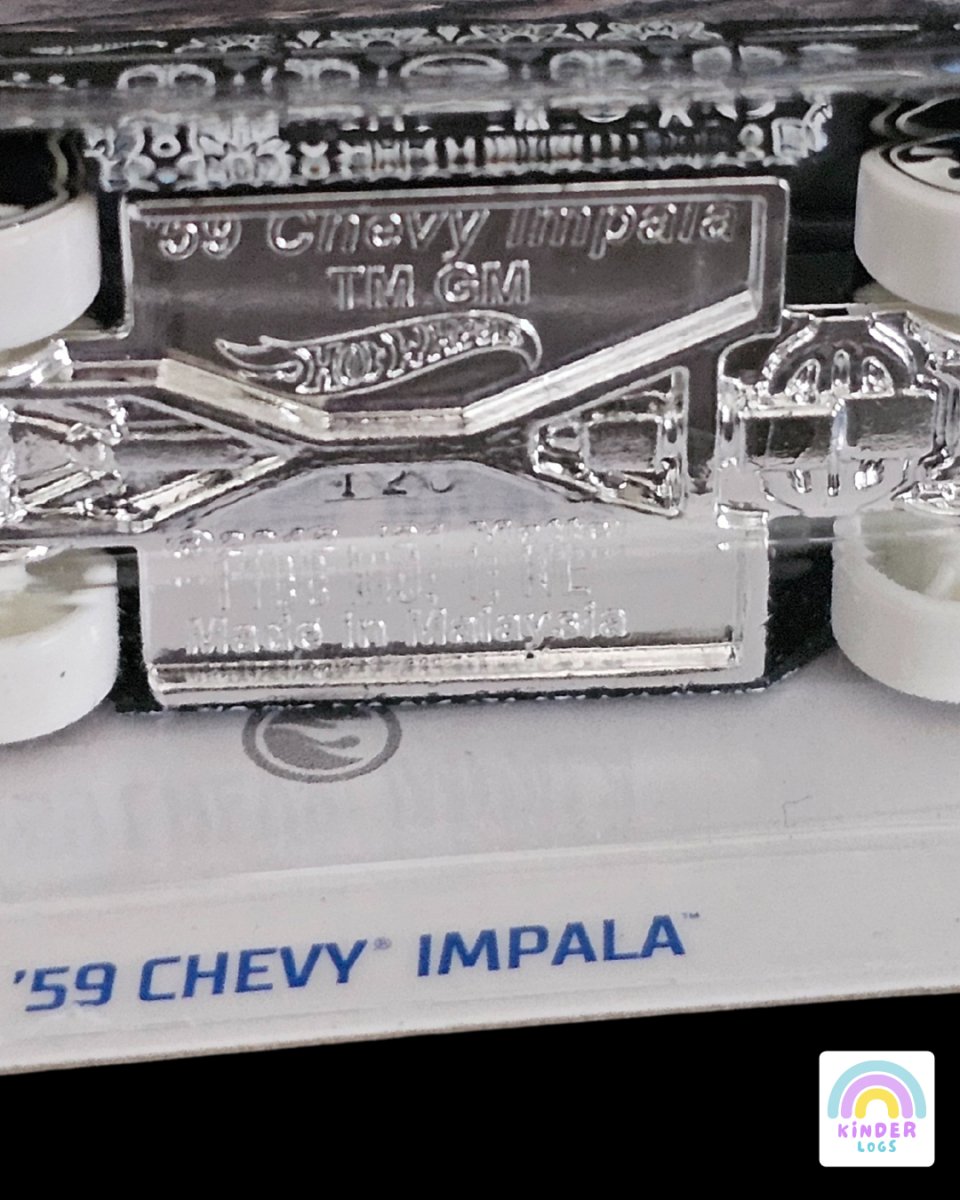 Treasure Hunt Hot Wheels 1959 Chevy Impala (P Case) - Kinder Logs