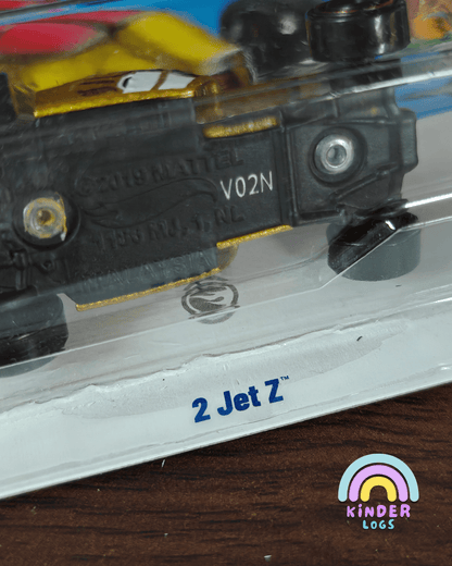 Treasure Hunt Hot Wheels 2 Jet Z (Short Card - Imported) - Kinder Logs
