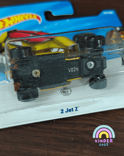 Treasure Hunt Hot Wheels 2 Jet Z (Short Card - Imported) - Kinder Logs