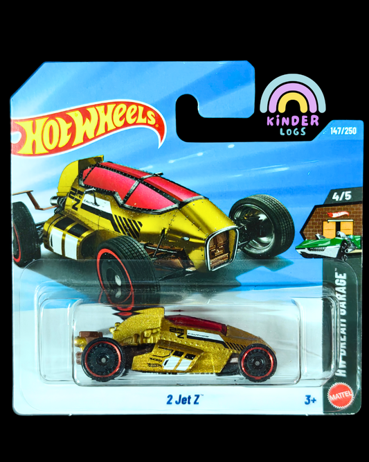 Treasure Hunt Hot Wheels 2 Jet Z (Short Card - Imported) - Kinder Logs