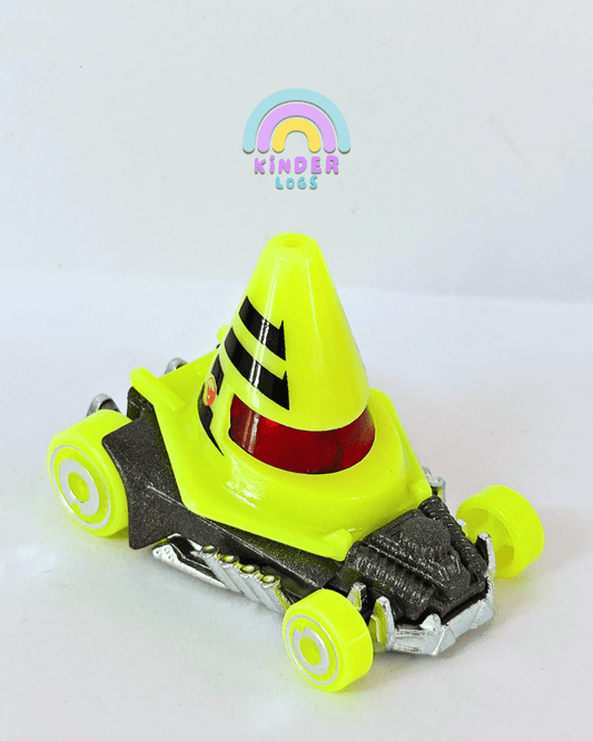 Treasure Hunt Hot Wheels Cone Shaker - Green (Uncarded - New) - Kinder Logs