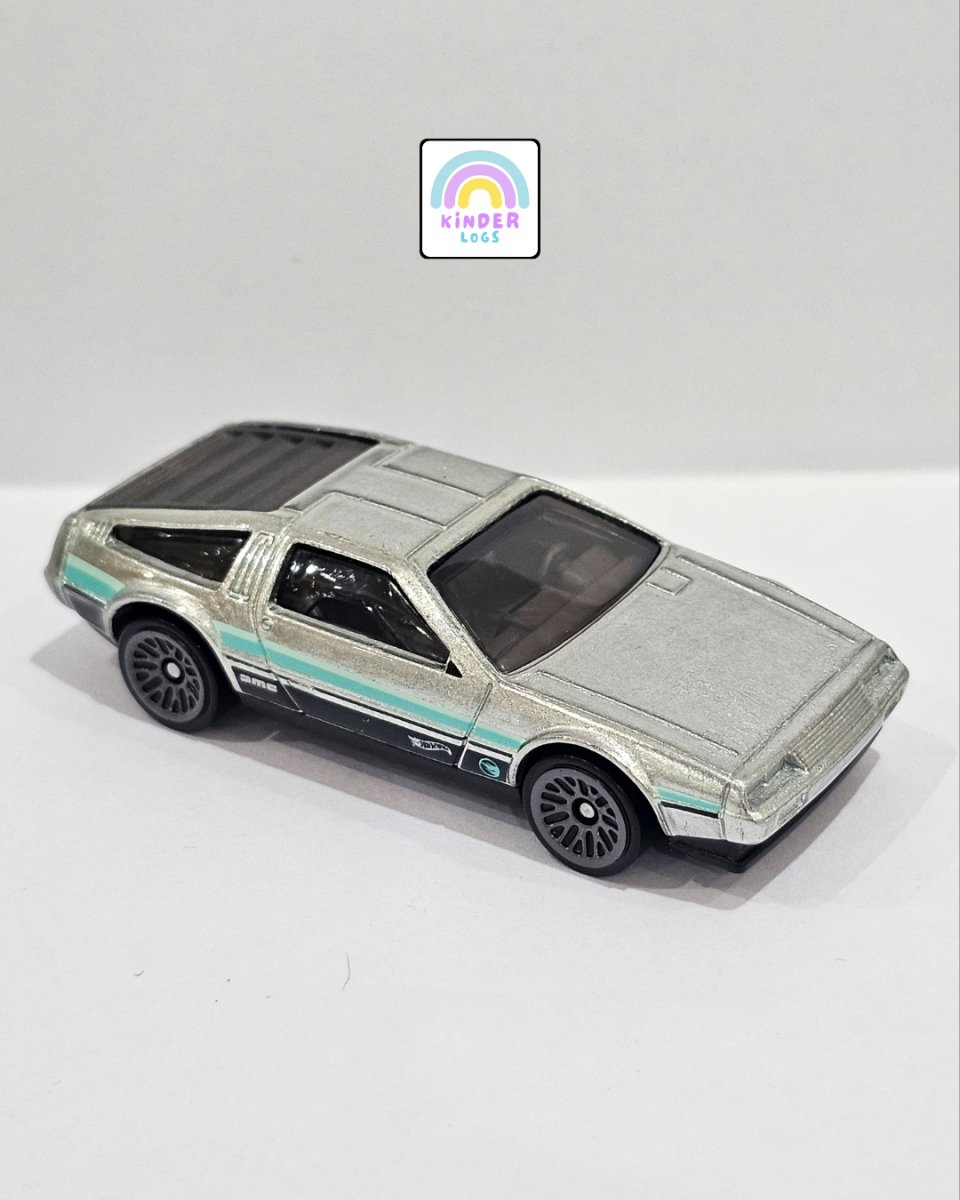 Treasure Hunt Hot Wheels DMC Delorean (Uncarded) - Kinder Logs