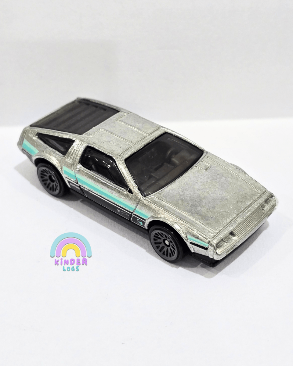 Treasure Hunt Hot Wheels DMC Delorean (Uncarded) - Kinder Logs