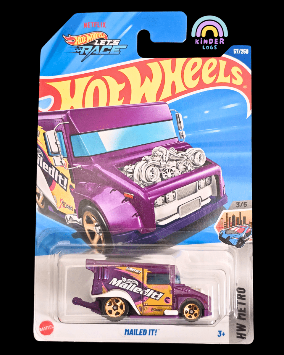 Treasure Hunt Hot Wheels Mailed It! (Imported) - Kinder Logs