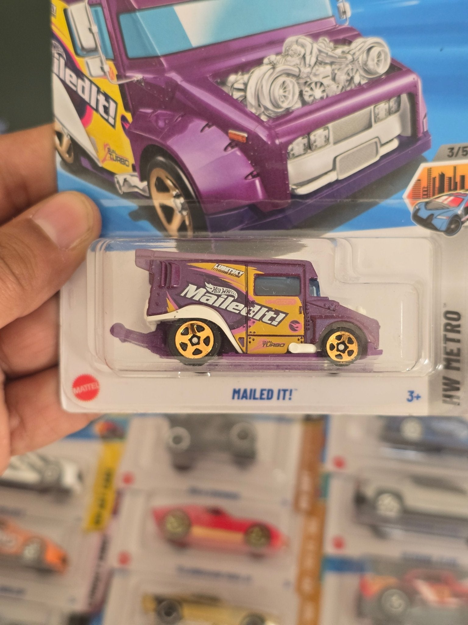 Treasure Hunt Hot Wheels Mailed It! (Imported) - Kinder Logs