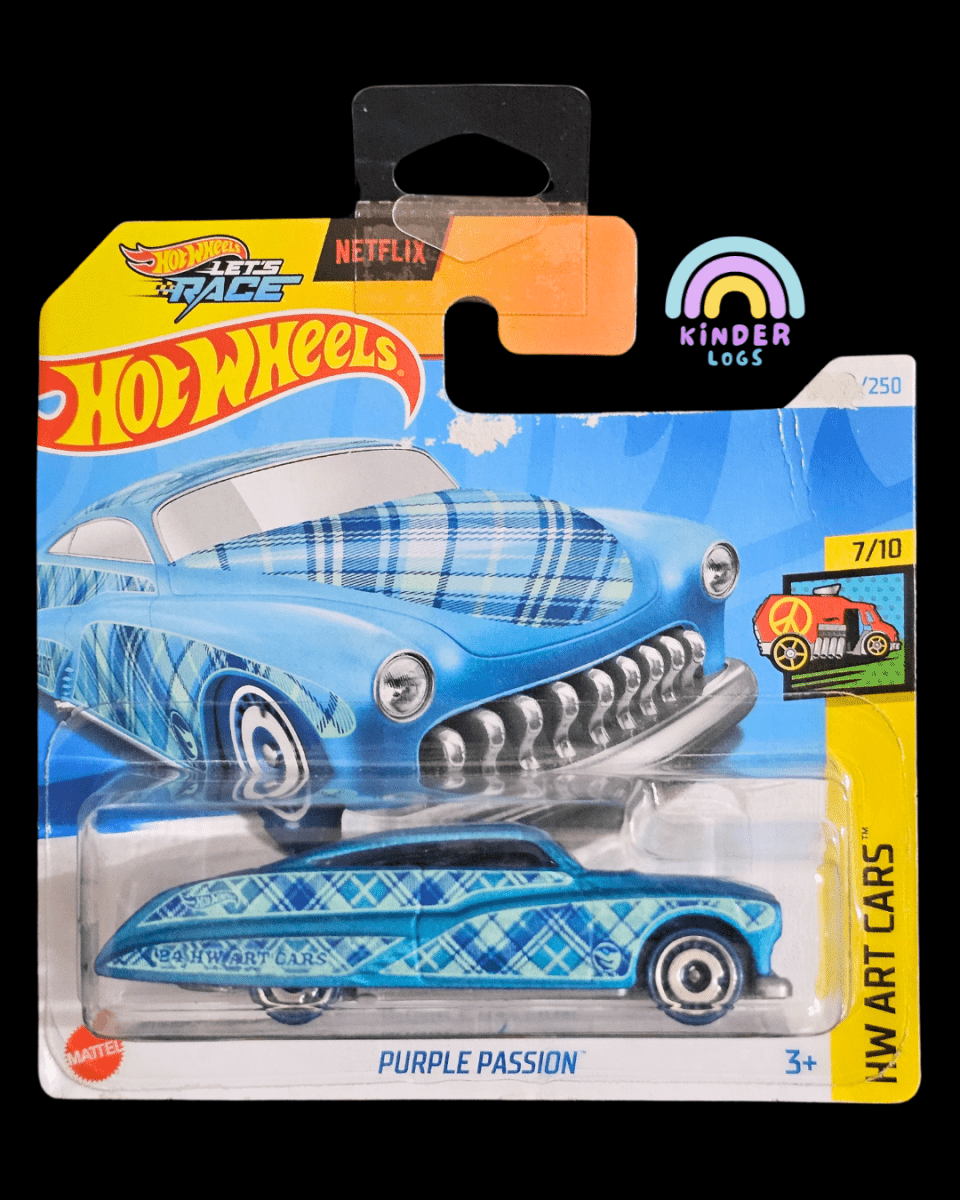 Treasure Hunt Hot Wheels Purple Passion (HW Art Cars) - Kinder Logs