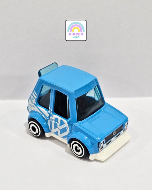 Treasure Hunt Hot Wheels Tooned Volkswagen Golf MK1 (Uncarded) - Kinder Logs