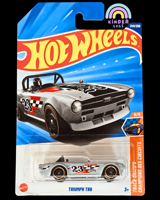 Treasure Hunt Hot Wheels Triumph TR6 (Carded) - Kinder Logs