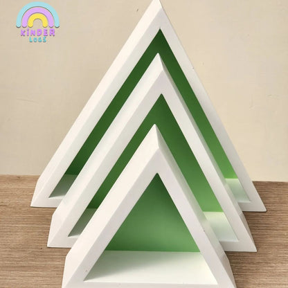Triangle Wall Decor by Kinder Logs (Set of 3) - Kinder Logs