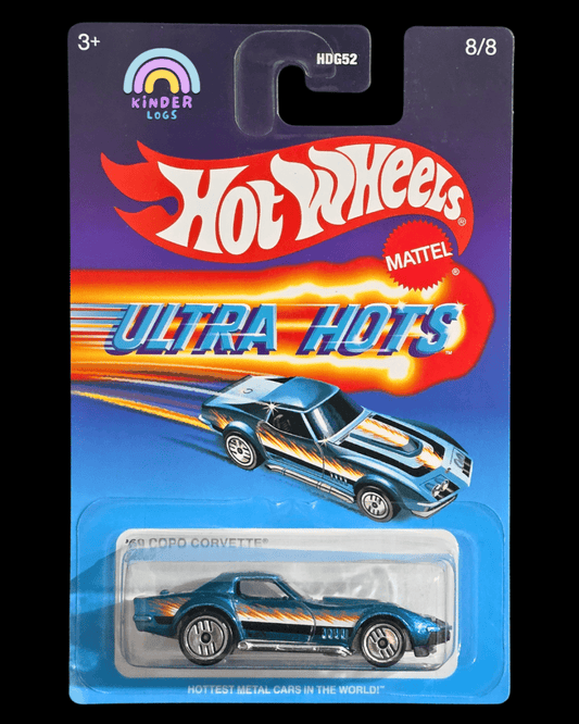 Ultra Hots Hot Wheels 1969 COPO Corvette - Kinder Logs