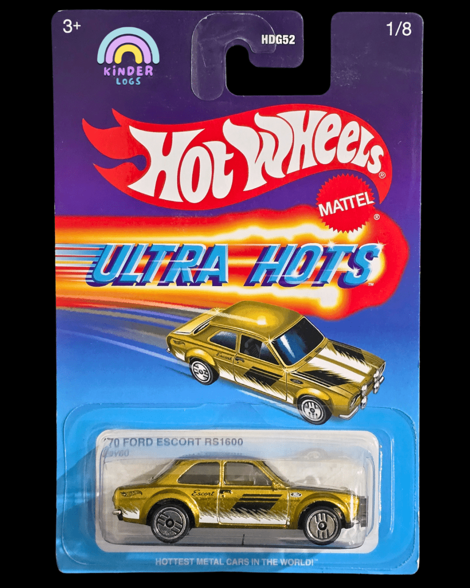 Ultra Hots Hot Wheels 1970 Ford Escort RS1600 - Kinder Logs