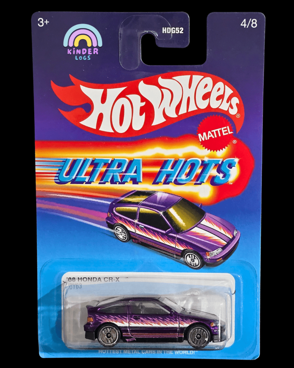 Ultra Hots Hot Wheels 1988 Honda CR - X - Kinder Logs