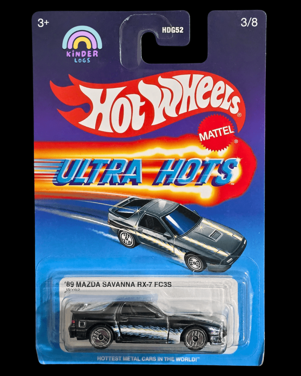 Ultra Hots Hot Wheels 1989 Mazda Savanna RX - 7 FC3S - Kinder Logs