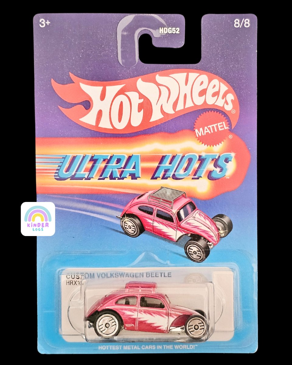 Ultra Hots Hot Wheels Custom Volkswagen Beetle - Kinder Logs