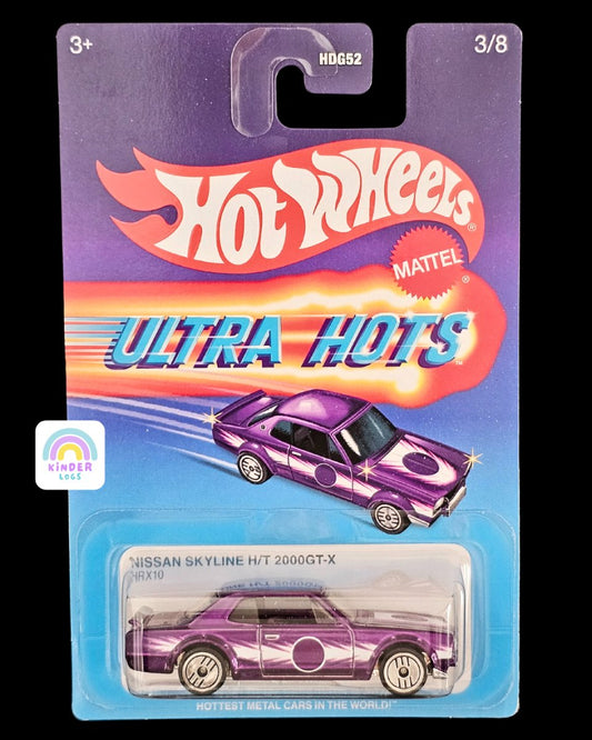 Ultra Hots Hot Wheels Nissan Skyline HT 2000 GT - X - Kinder Logs