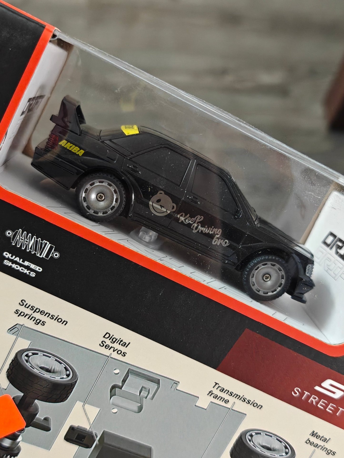 Whoosh 1:43 Mercedes Drift RC Car - 25 KMPH Speed (Black) - Kinder Logs