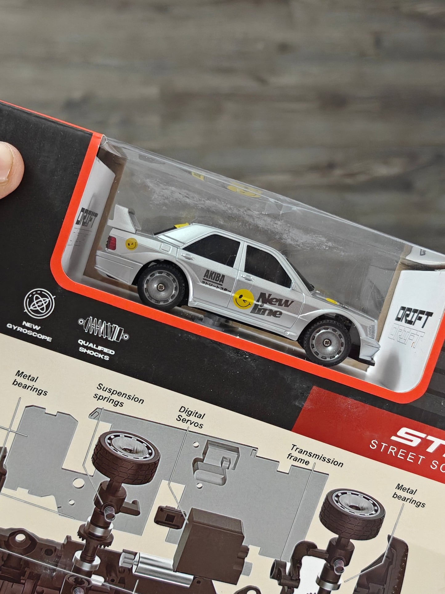 Whoosh 1:43 Mercedes Drift RC Car - 25 KMPH Speed (Silver) - Kinder Logs