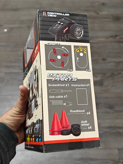 Whoosh 1:43 Mercedes Drift RC Car - 25 KMPH Speed (Silver) - Kinder Logs