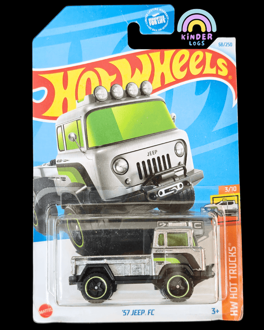ZAMAC Hot Wheels 1957 Jeep FC (Imported) - Kinder Logs