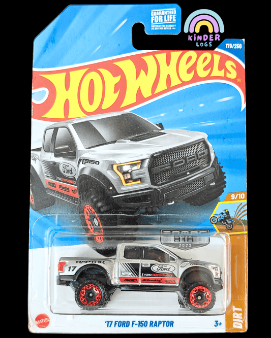ZAMAC Hot Wheels 2017 Ford F - 150 Raptor (Imported) - Kinder Logs