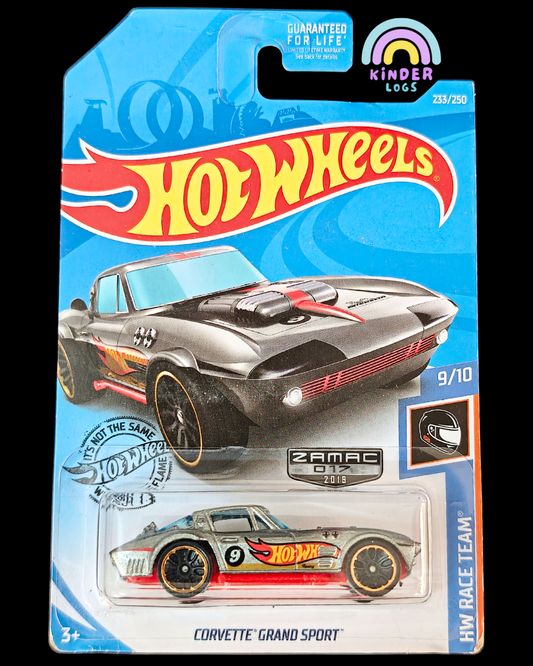 ZAMAC Hot Wheels Corvette Grand Sport (Imported) - Kinder Logs