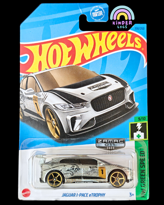 ZAMAC Hot Wheels Jaguar i - Pace eTrophy (Imported) - Kinder Logs