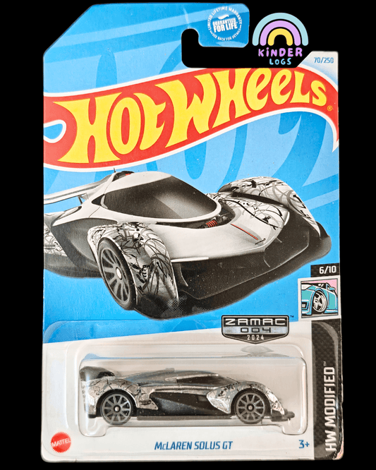 ZAMAC Hot Wheels McLaren Solus GT (Imported) - Kinder Logs