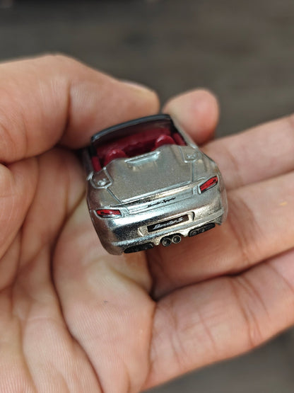 ZAMAC Hot Wheels Porsche Boxster Spyder (Uncarded - New) - Kinder Logs