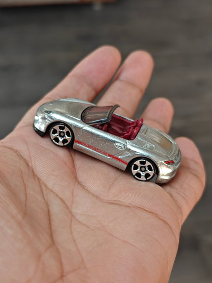 ZAMAC Hot Wheels Porsche Boxster Spyder (Uncarded - New) - Kinder Logs